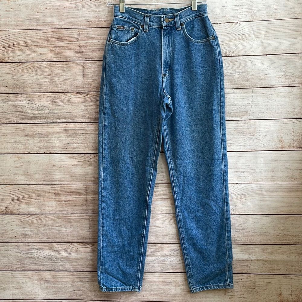 VINTAGE LEE RIDERS HIGH RISE MOM JEANS